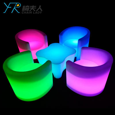Rechargeable Color Changing Led Bar Chairs